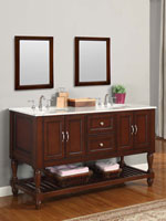 60" Bridgeport Double Sink Vanity - Espresso