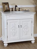 36" Rutland Single Bath Vanity - White